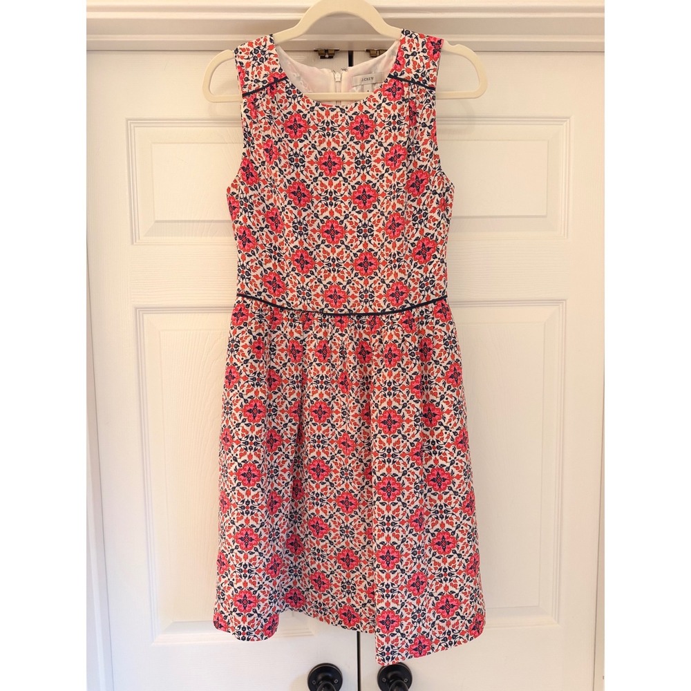 EUC J. crew California Poppy dress size 4